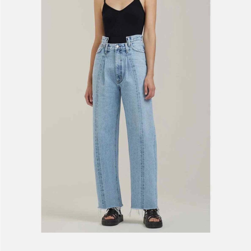 Agolde High Rise Light Blue Jeans